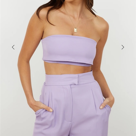 Hello Molly Lavender Crop - Picture 2 of 6